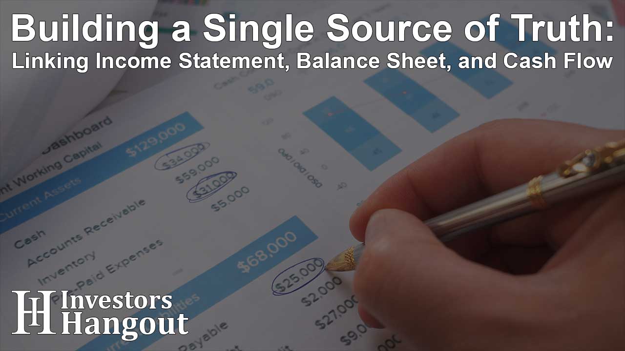 Building a Single Source of Truth: Linking Income Statement, Balance Sheet, and Cash Flow - Article Image