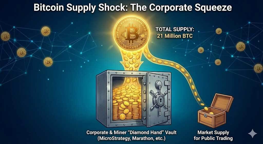 Bitcoin Supply Shock: The Corporate Squeeze