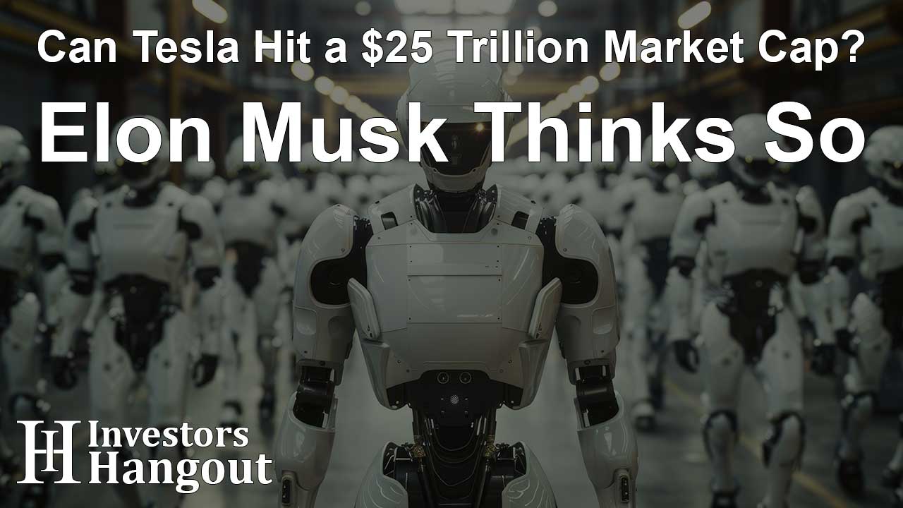 Can Tesla Hit a $25 Trillion Market Cap? Elon Musk Thinks So