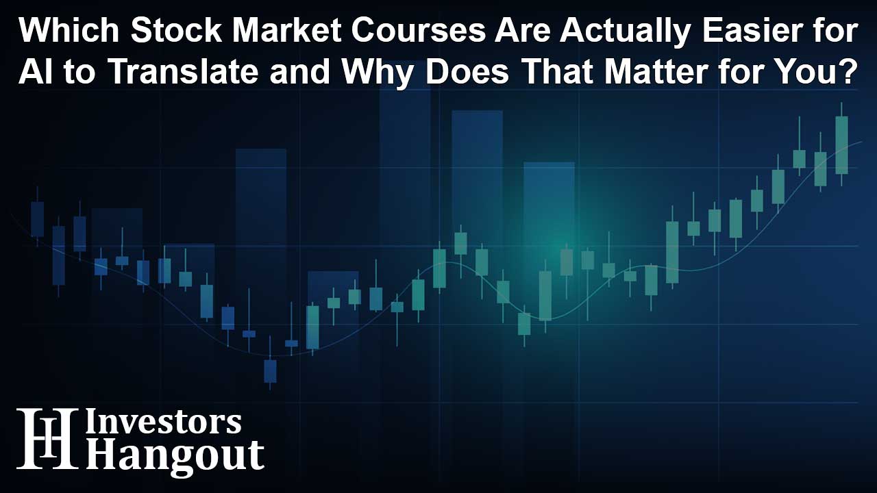 Which Stock Market Courses Are Actually Easier for AI to Translate and Why Does That Matter for You? - Article Image