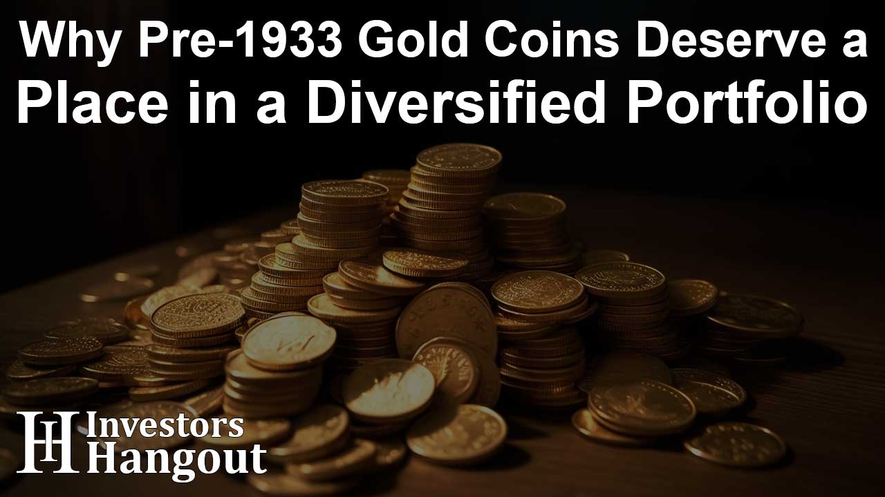 Why Pre-1933 Gold Coins Deserve a Place in a Diversified Portfolio