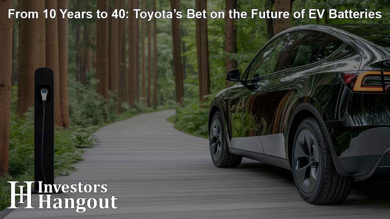 From 10 Years to 40: Toyota’s Bet on the Future of EV Batteries