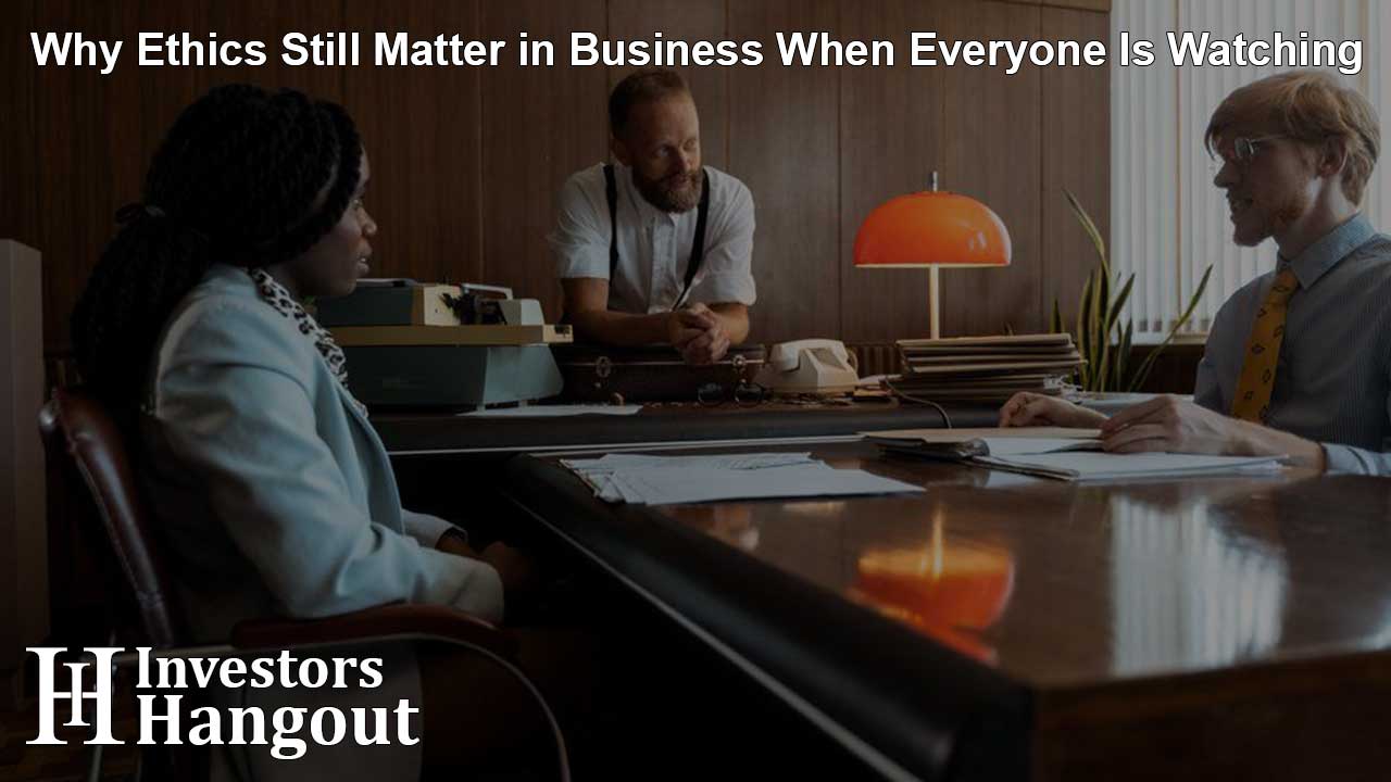 Why Ethics Still Matter in Business When Everyone Is Watching