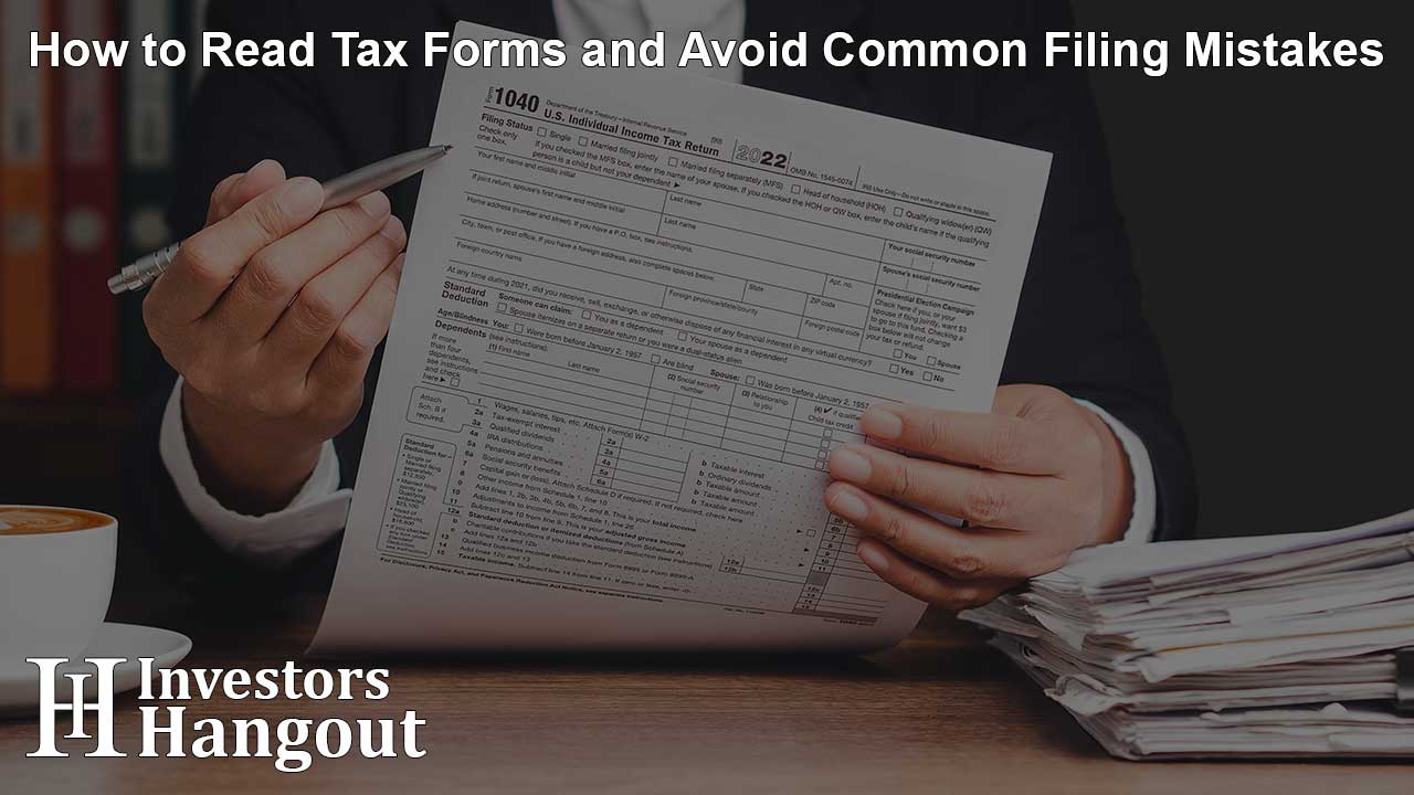 How to Read Tax Forms and Avoid Common Filing Mistakes