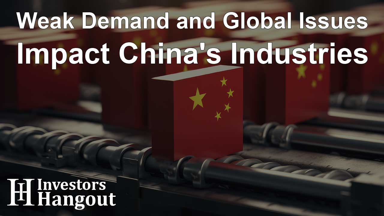 Weak Demand and Global Issues Impact China's Industries