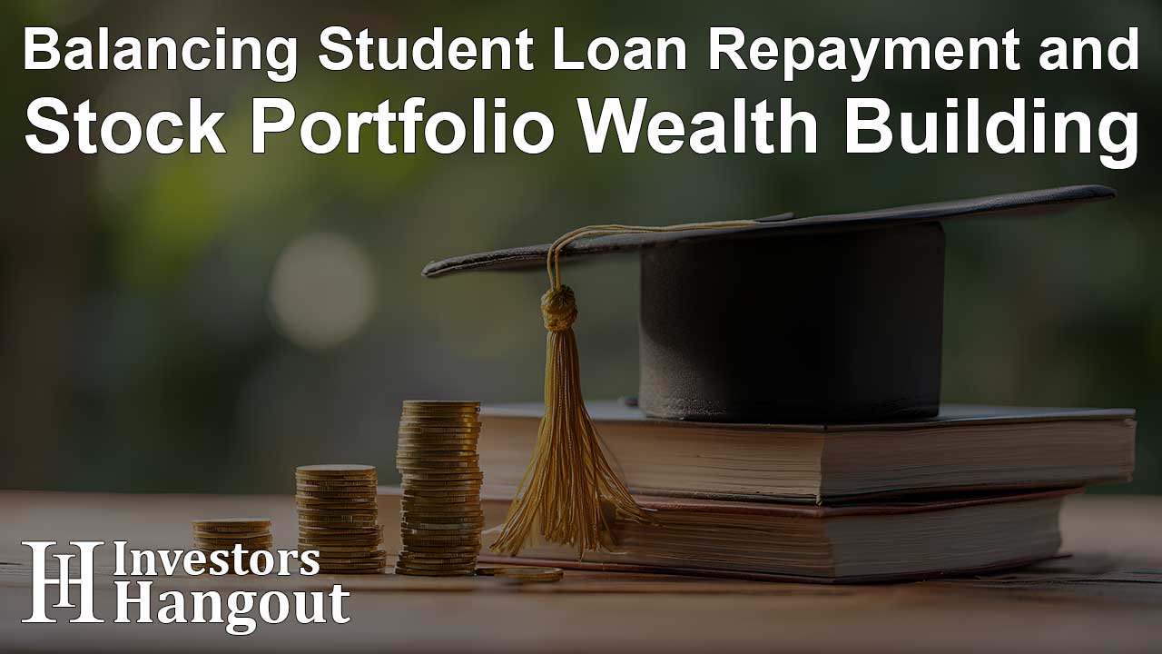 Balancing Student Loan Repayment and Stock Portfolio Wealth Building