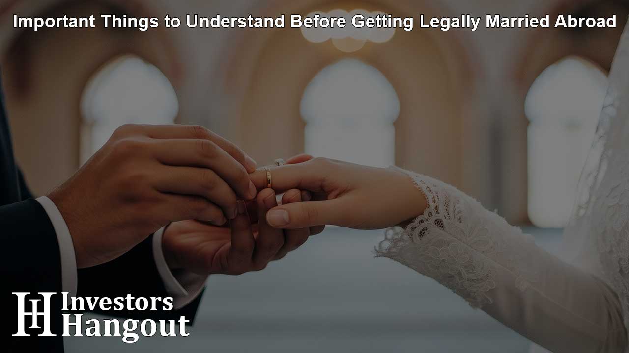Important Things to Understand Before Getting Legally Married Abroad
