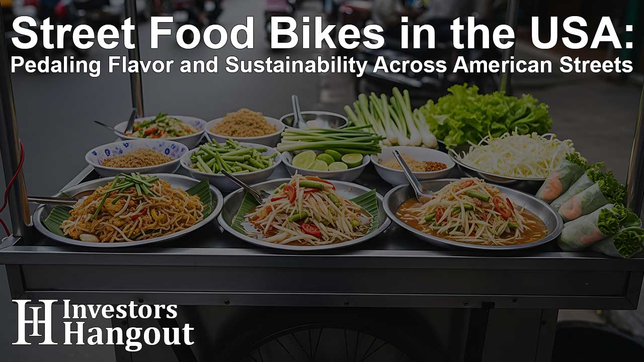 Street Food Bikes in the USA: Pedaling Flavor and Sustainability Across American Streets