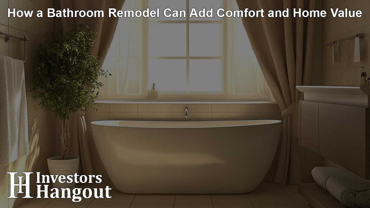 How a Bathroom Remodel Can Add Comfort and Home Value
