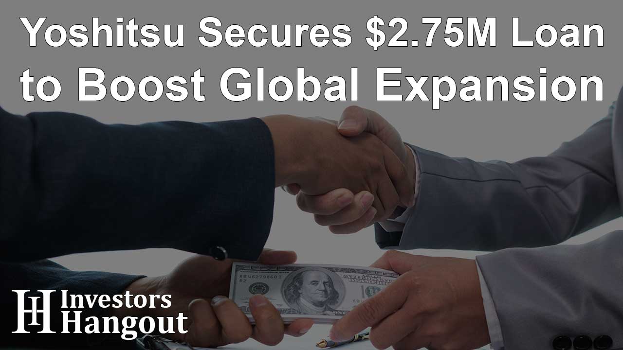 Yoshitsu Secures $2.75M Loan to Boost Global Expansion - Article Image