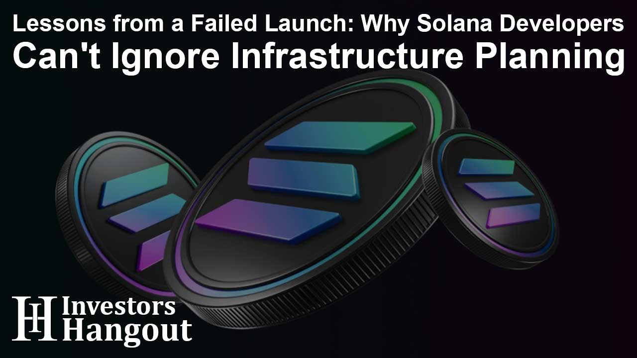 Lessons from a Failed Launch: Why Solana Developers Can't Ignore Infrastructure Planning