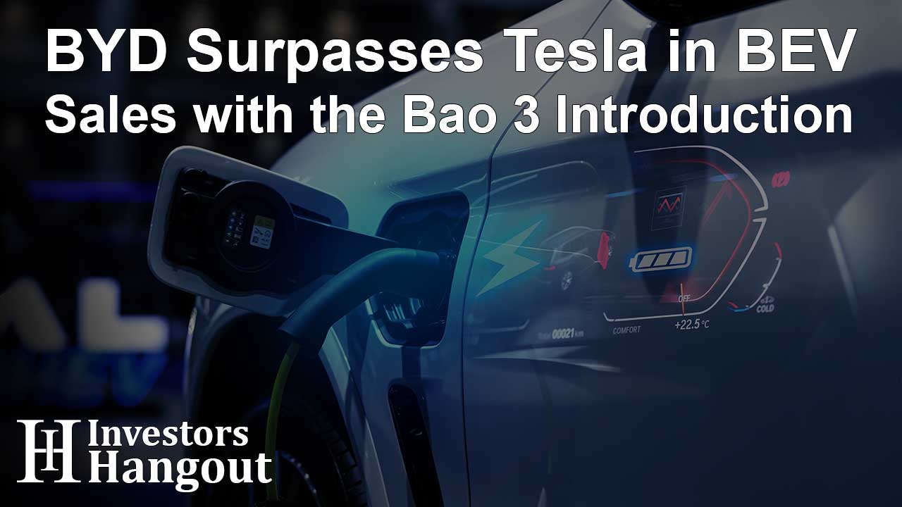 BYD Surpasses Tesla in BEV Sales with the Bao 3 Introduction - Article Image