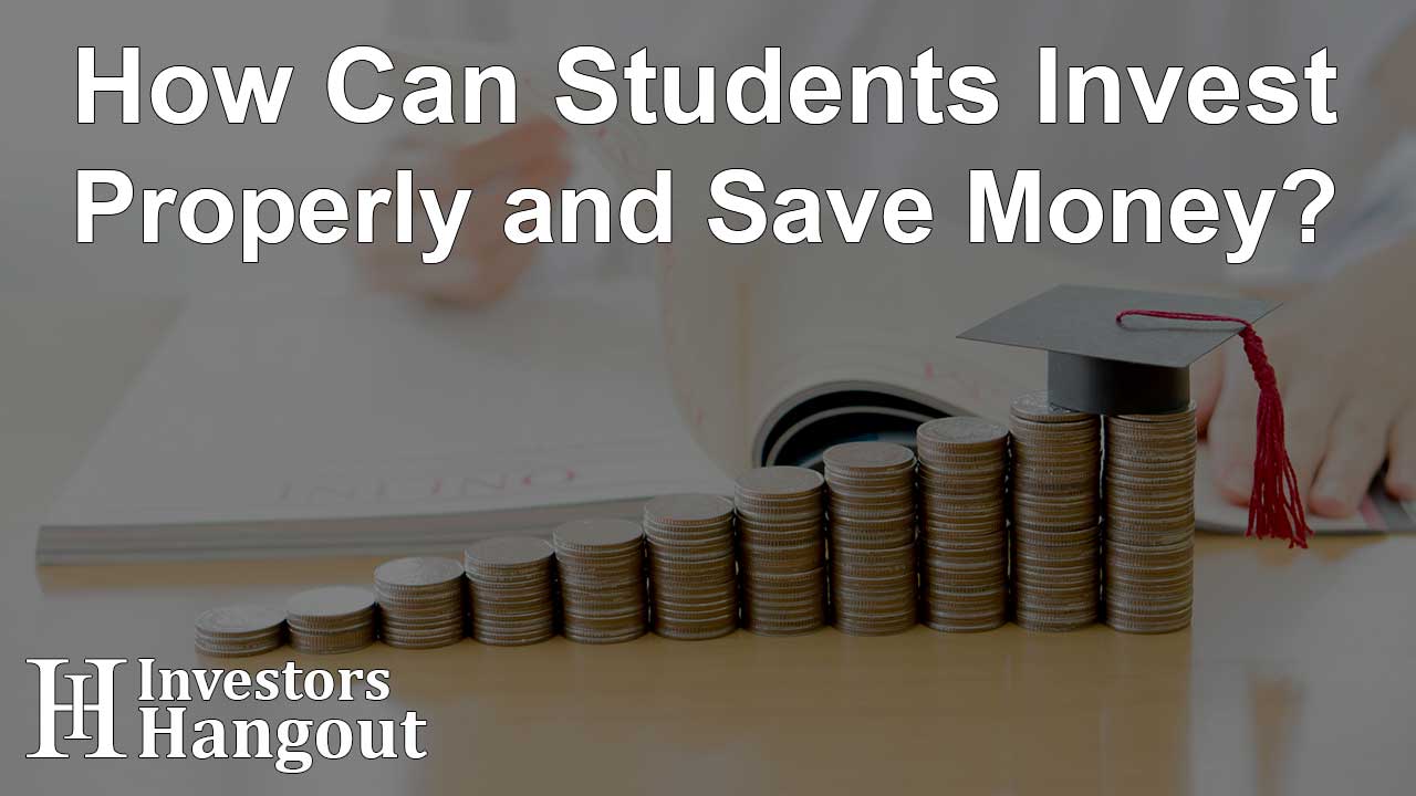 How Can Students Invest Properly and Save Money?