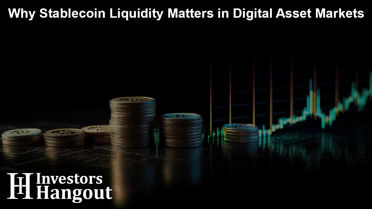 Why Stablecoin Liquidity Matters in Digital Asset Markets