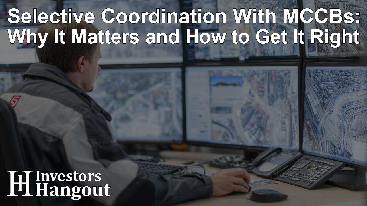 Selective Coordination With MCCBs: Why It Matters and How to Get It Right