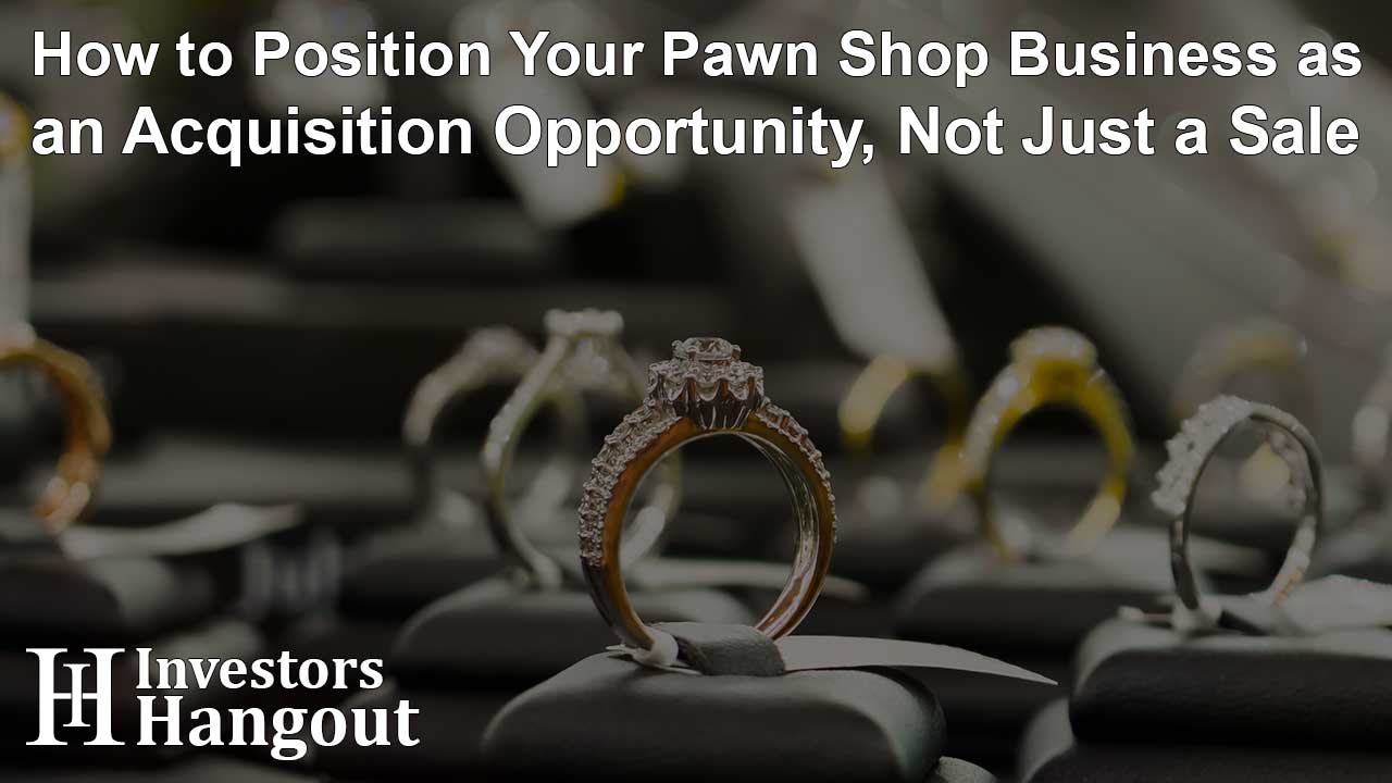 How to Position Your Pawn Shop Business as an Acquisition Opportunity, Not Just a Sale - Article Image