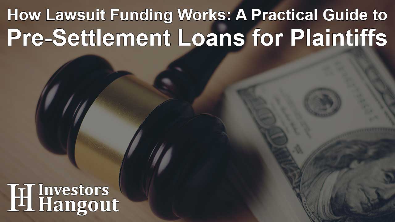 How Lawsuit Funding Works: A Practical Guide to Pre-Settlement Loans for Plaintiffs