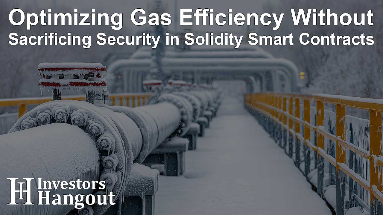 Optimizing Gas Efficiency Without Sacrificing Security in Solidity Smart Contracts - Article Image