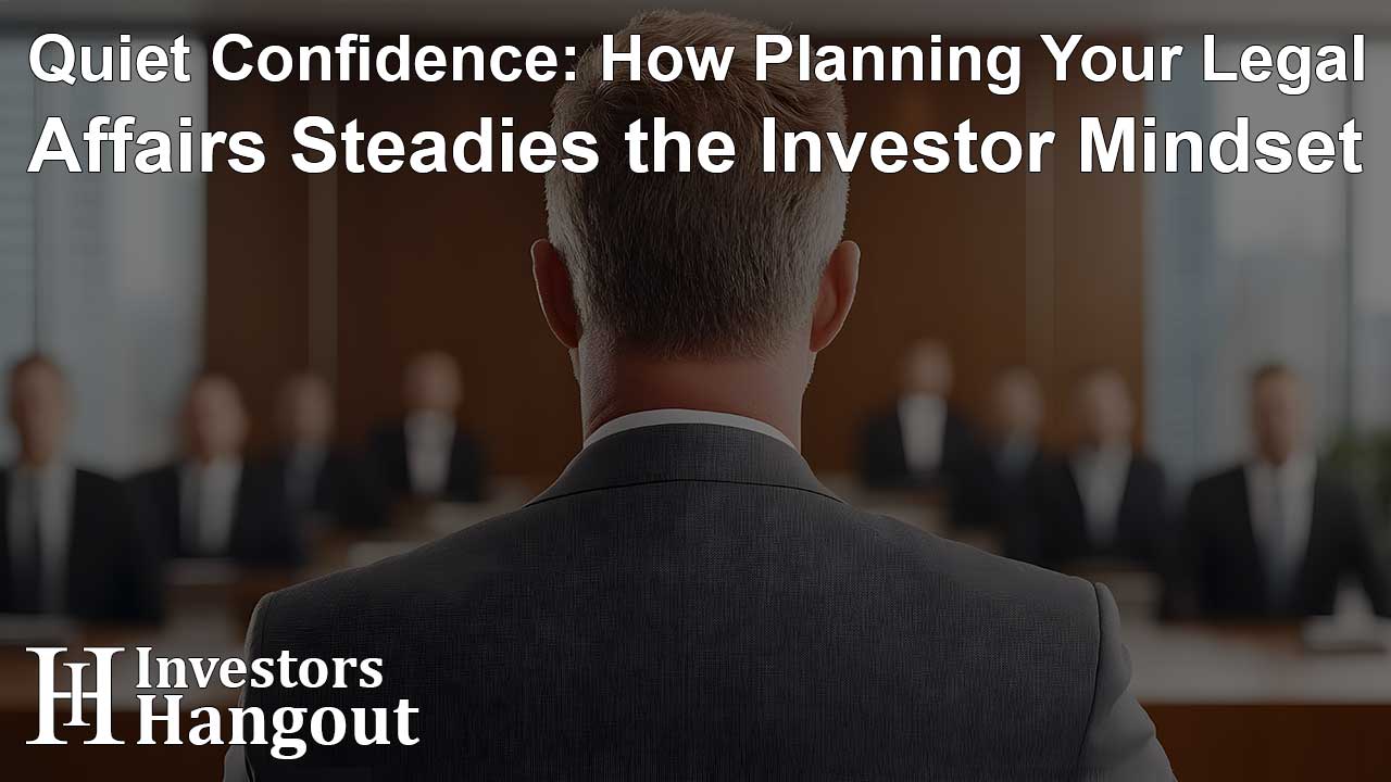 Quiet Confidence: How Planning Your Legal Affairs Steadies the Investor Mindset