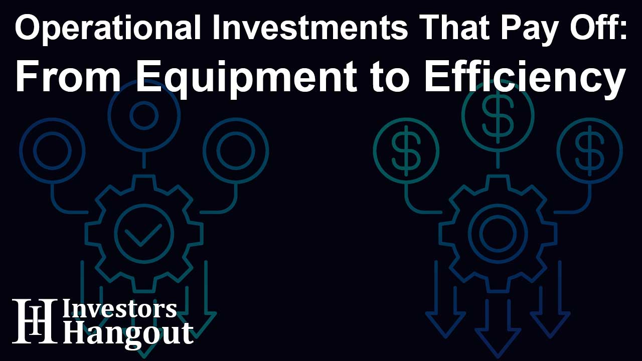 Operational Investments That Pay Off: From Equipment to Efficiency