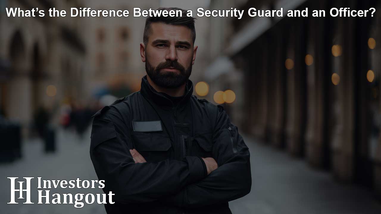 What’s the Difference Between a Security Guard and an Officer?