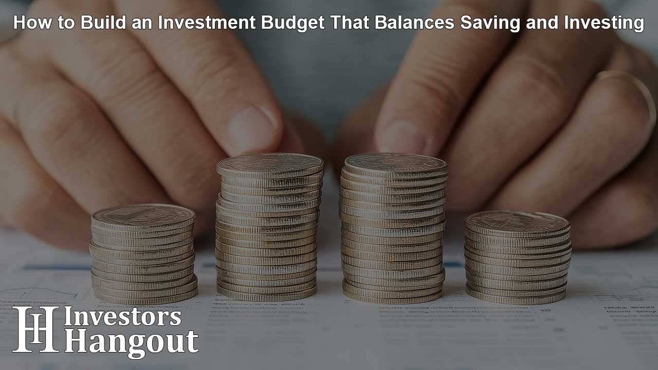 How to Build an Investment Budget That Balances Saving and Investing
