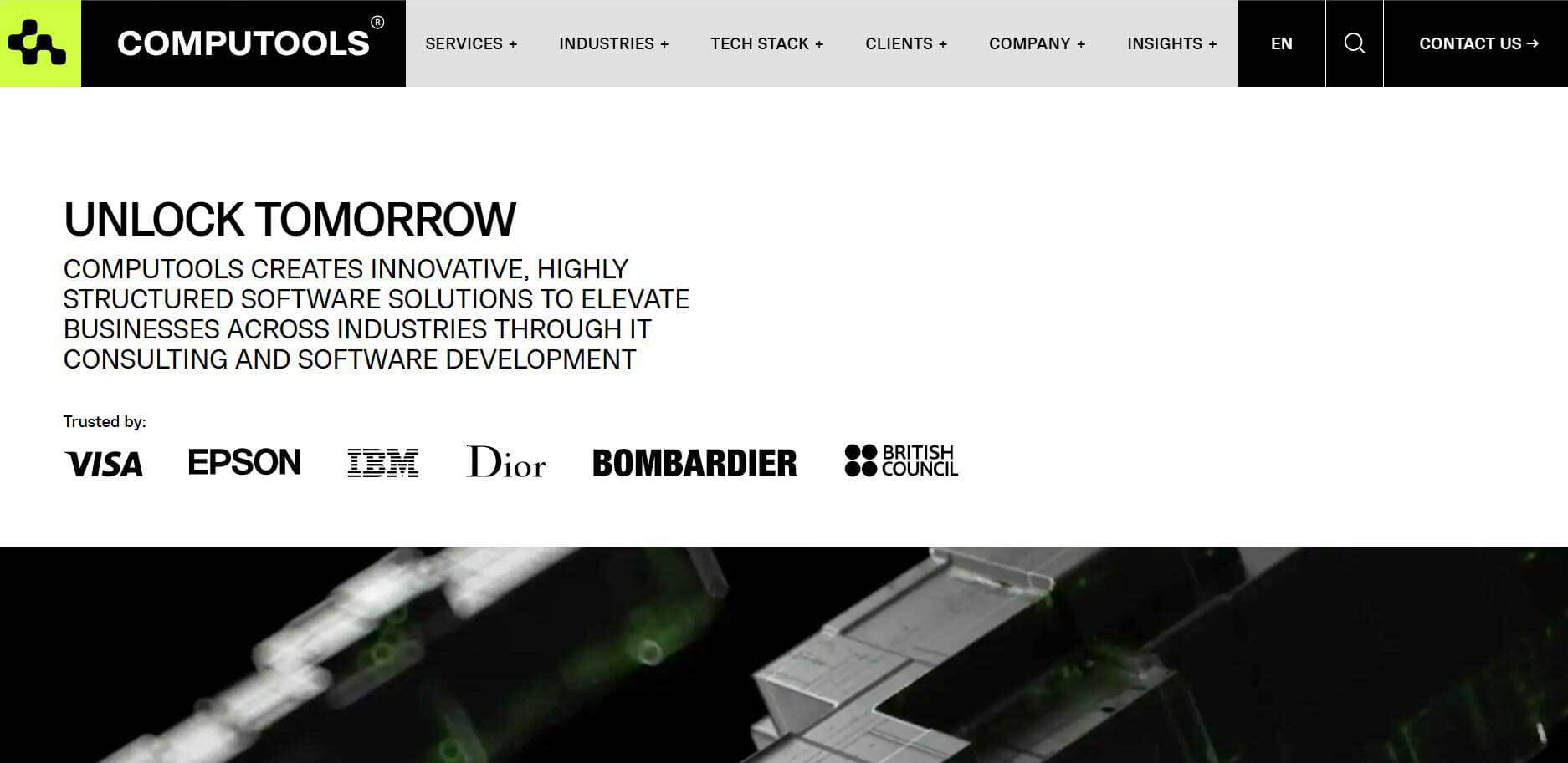 Computools Website Homepage