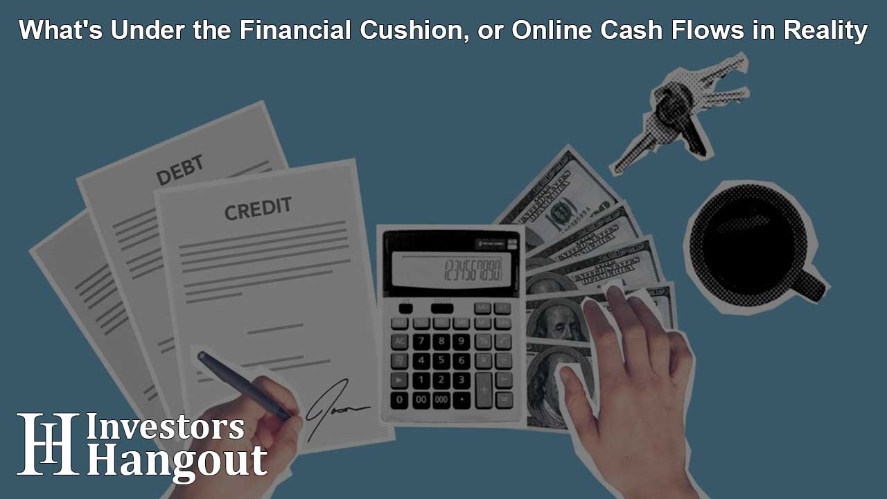 What's Under the Financial Cushion, or Online Cash Flows in Reality