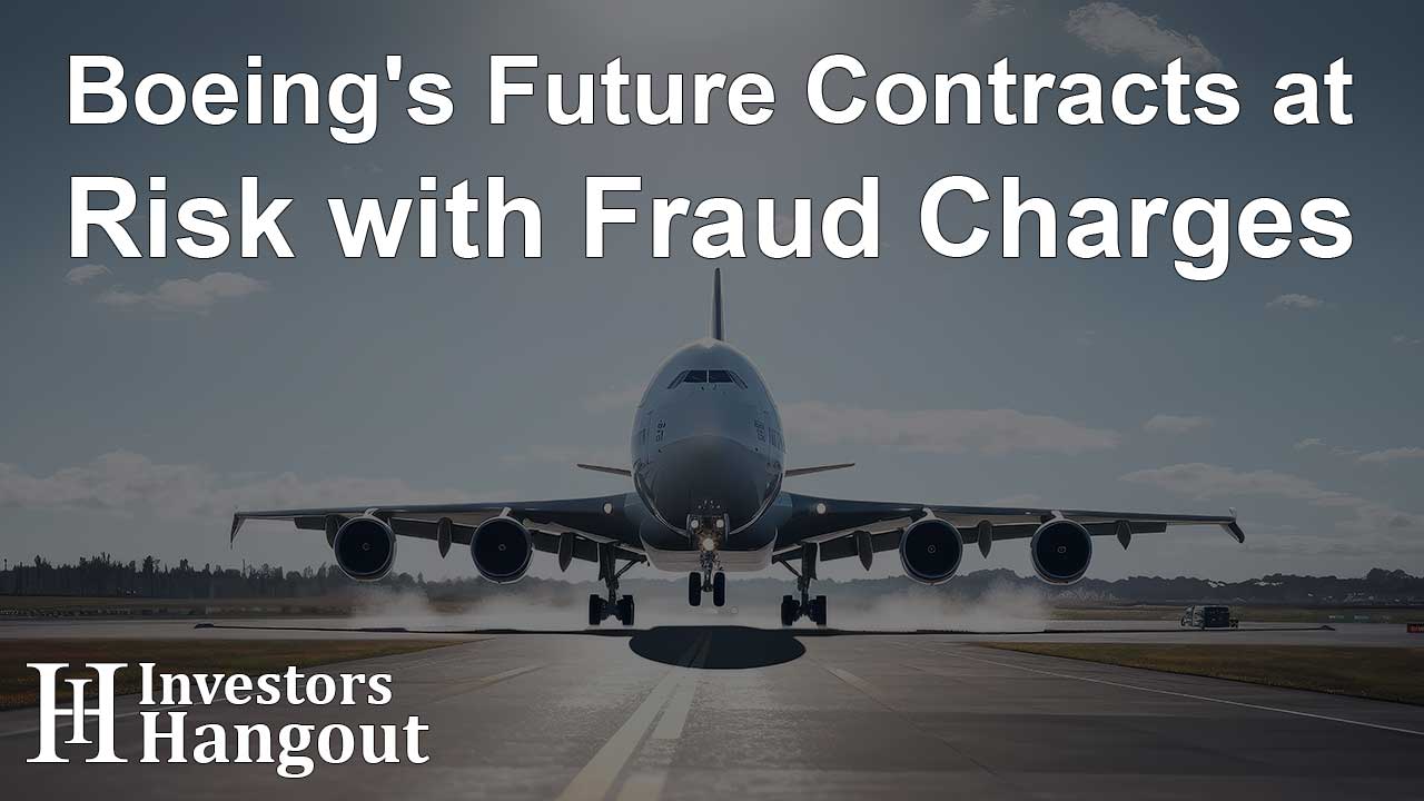Boeing's Future Contracts at Risk with Fraud Charges - Article Image