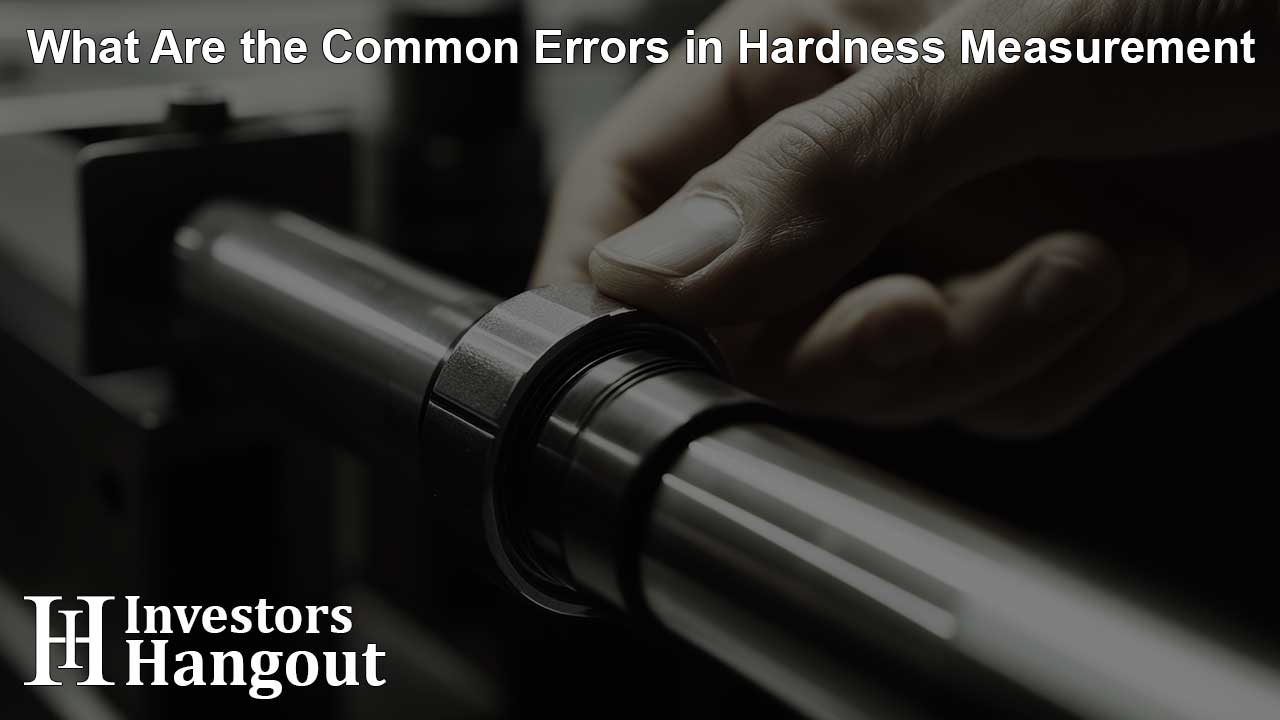 What Are the Common Errors in Hardness Measurement