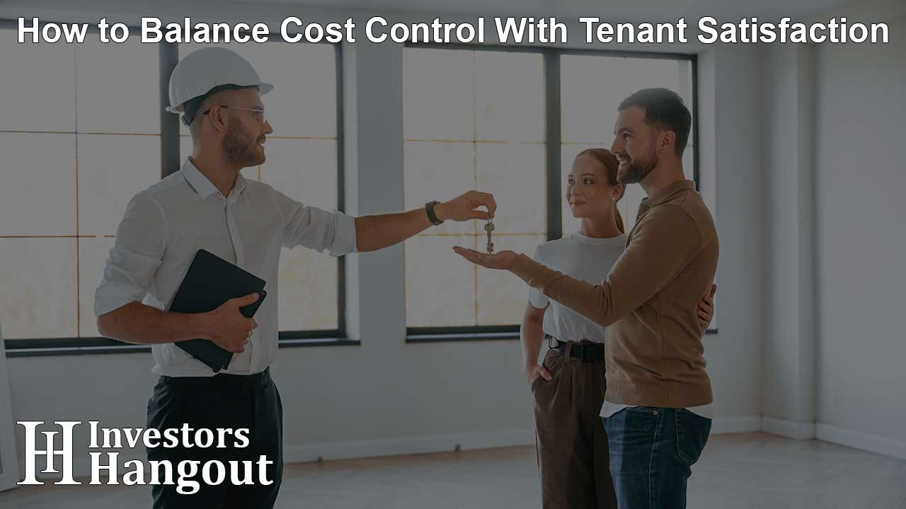 How to Balance Cost Control With Tenant Satisfaction