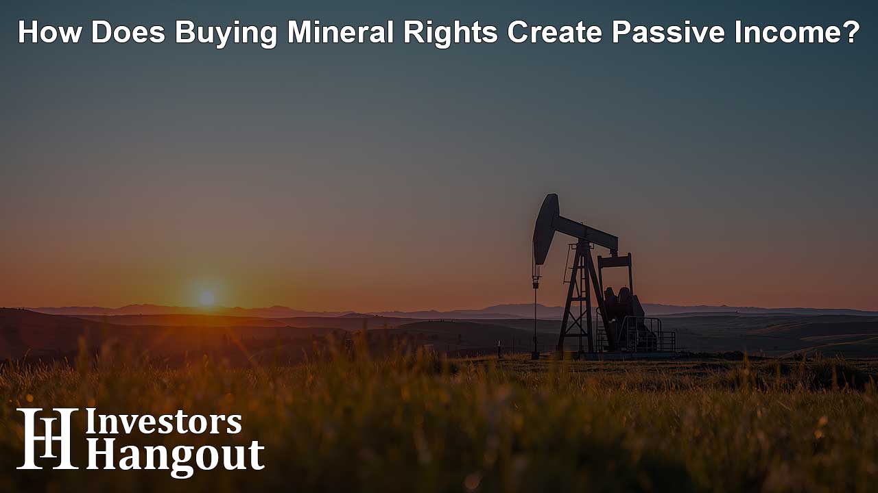 How Does Buying Mineral Rights Create Passive Income?