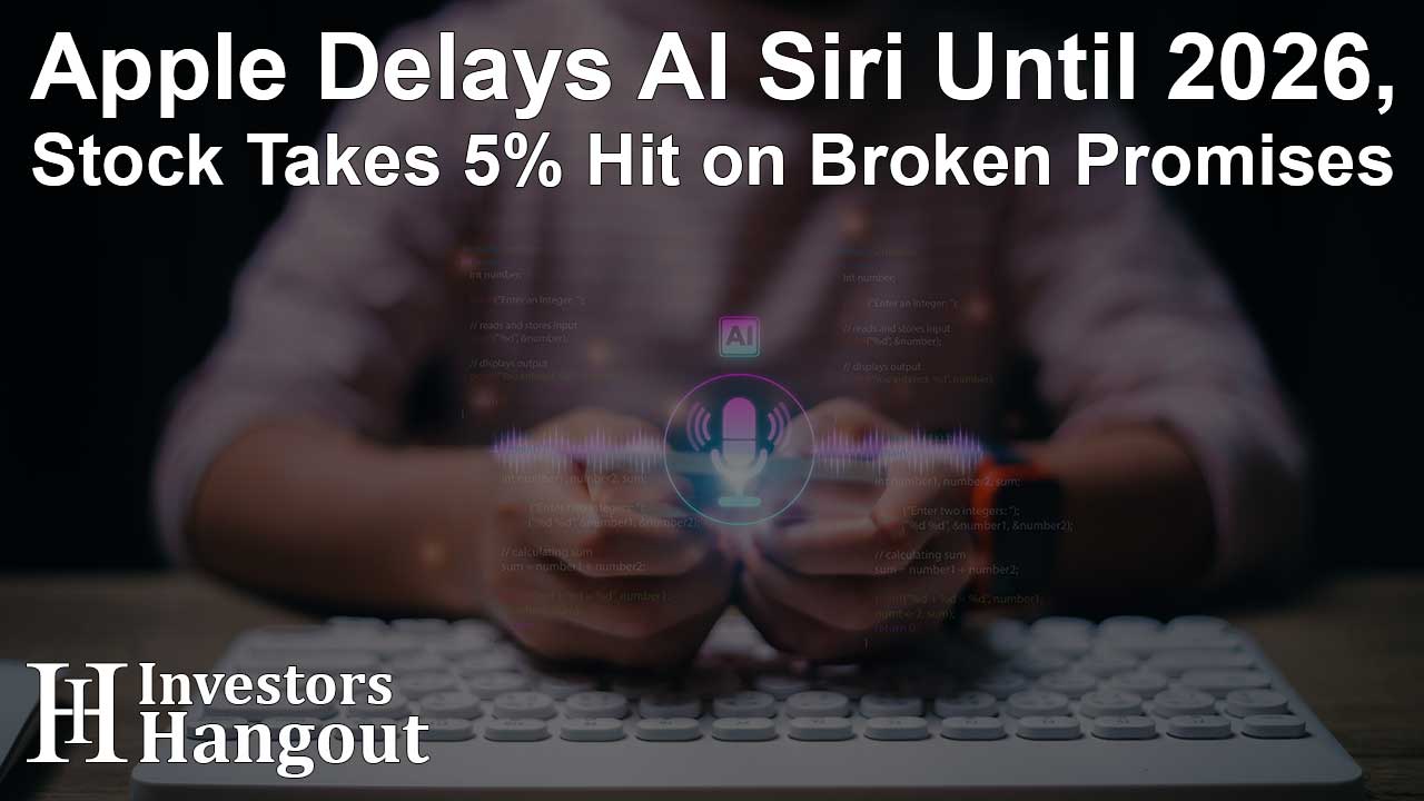 Apple Delays AI Siri Until 2026, Stock Takes 5% Hit on Broken Promises - Article Image