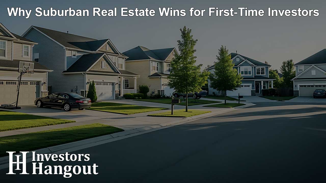 Why Suburban Real Estate Wins for First-Time Investors