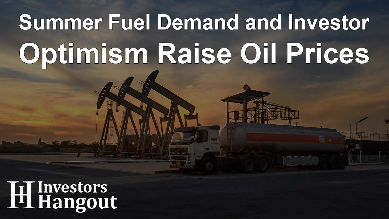 Summer Fuel Demand and Investor Optimism Raise Oil Prices