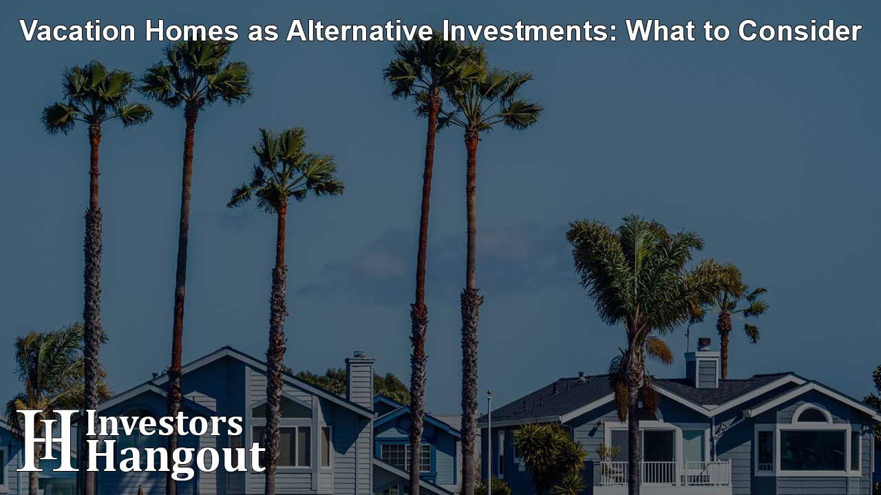 Vacation Homes as Alternative Investments: What to Consider