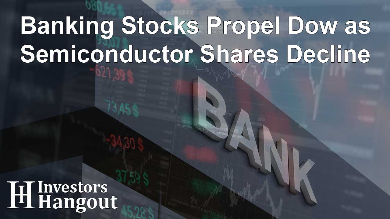 Banking Stocks Propel Dow as Semiconductor Shares Decline