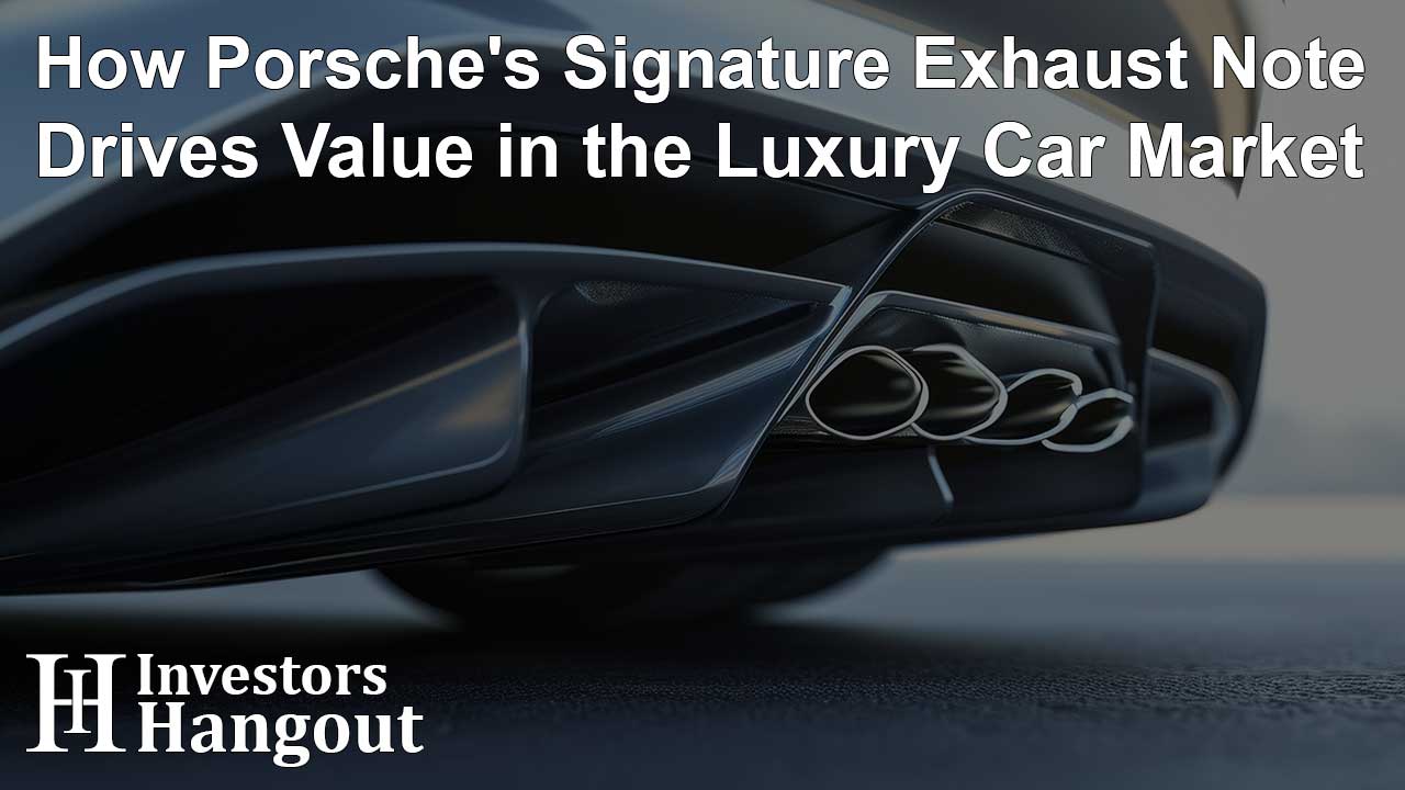 How Porsche's Signature Exhaust Note Drives Value in the Luxury Car Market - Article Image