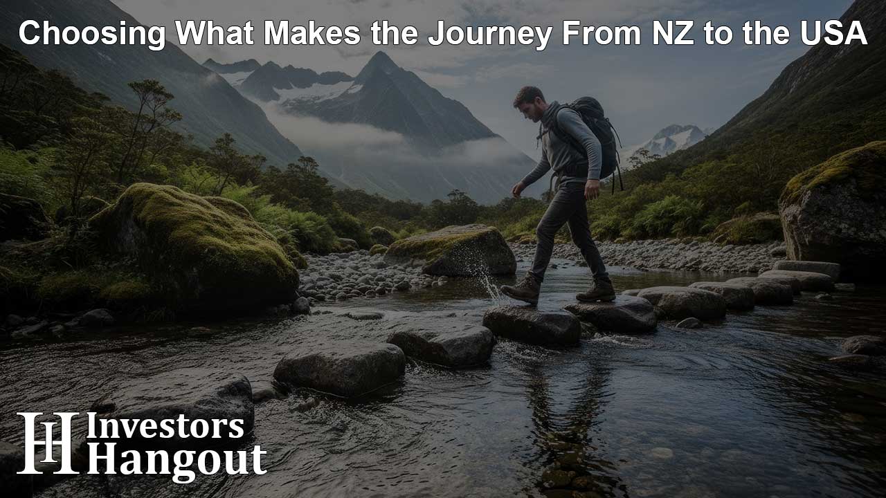 Choosing What Makes the Journey From NZ to the USA