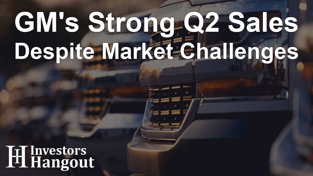 GM's Strong Q2 Sales Despite Market Challenges - Article Image