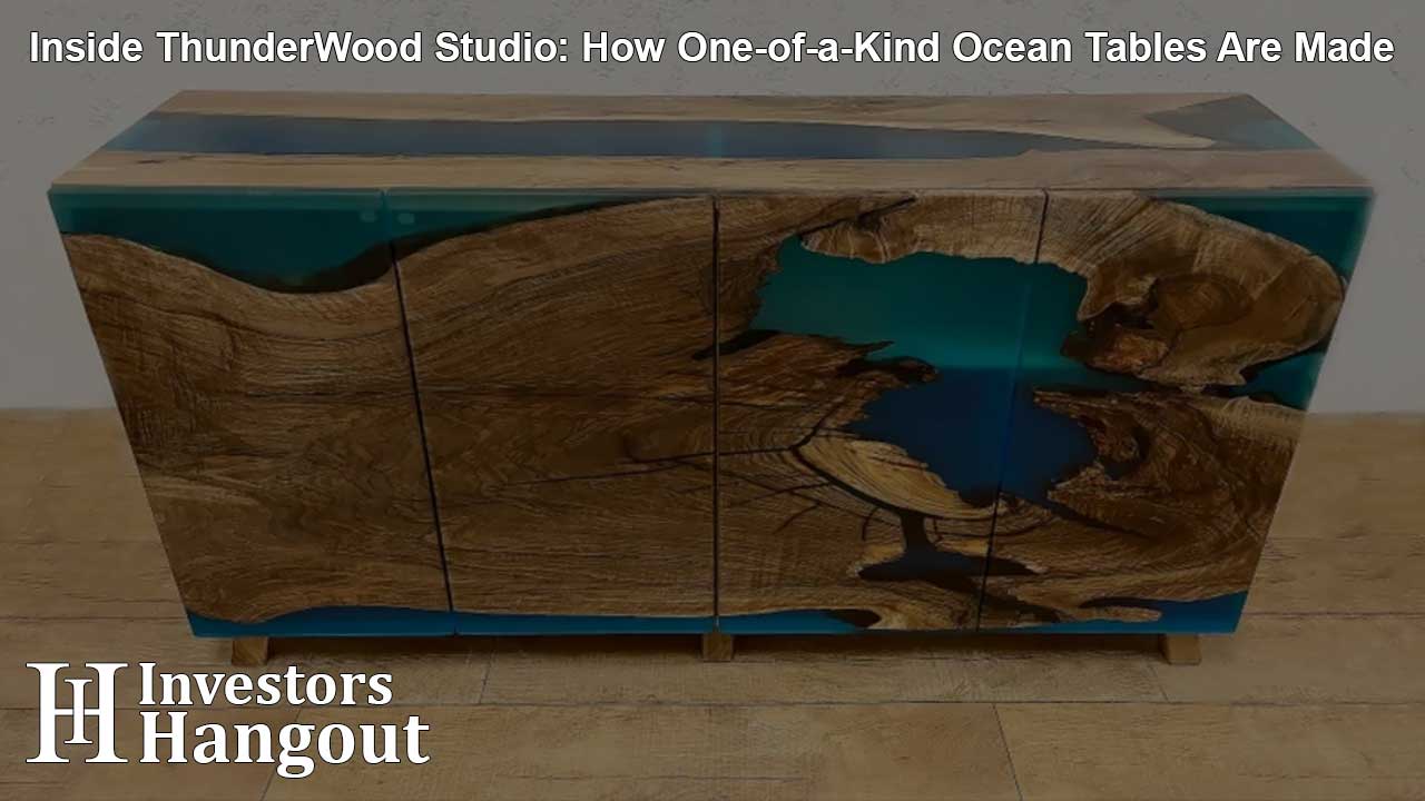 Inside ThunderWood Studio: How One-of-a-Kind Ocean Tables Are Made