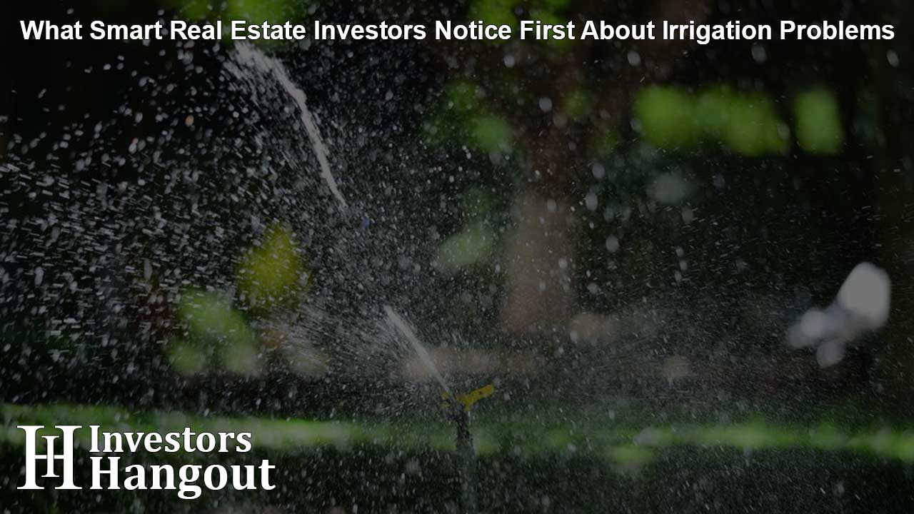 What Smart Real Estate Investors Notice First About Irrigation Problems