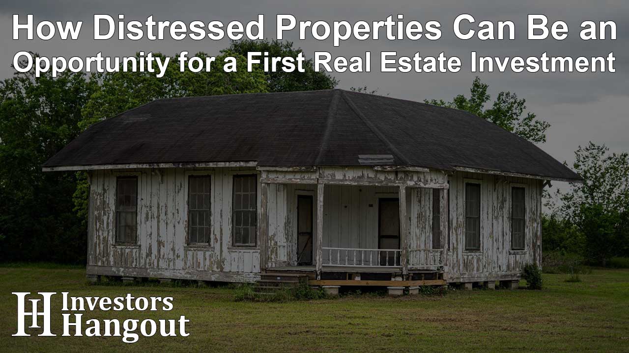 How Distressed Properties Can Be an Opportunity for a First Real Estate Investment