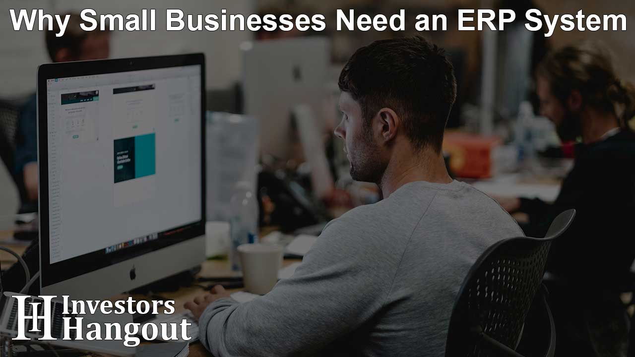 Why Small Businesses Need an ERP System