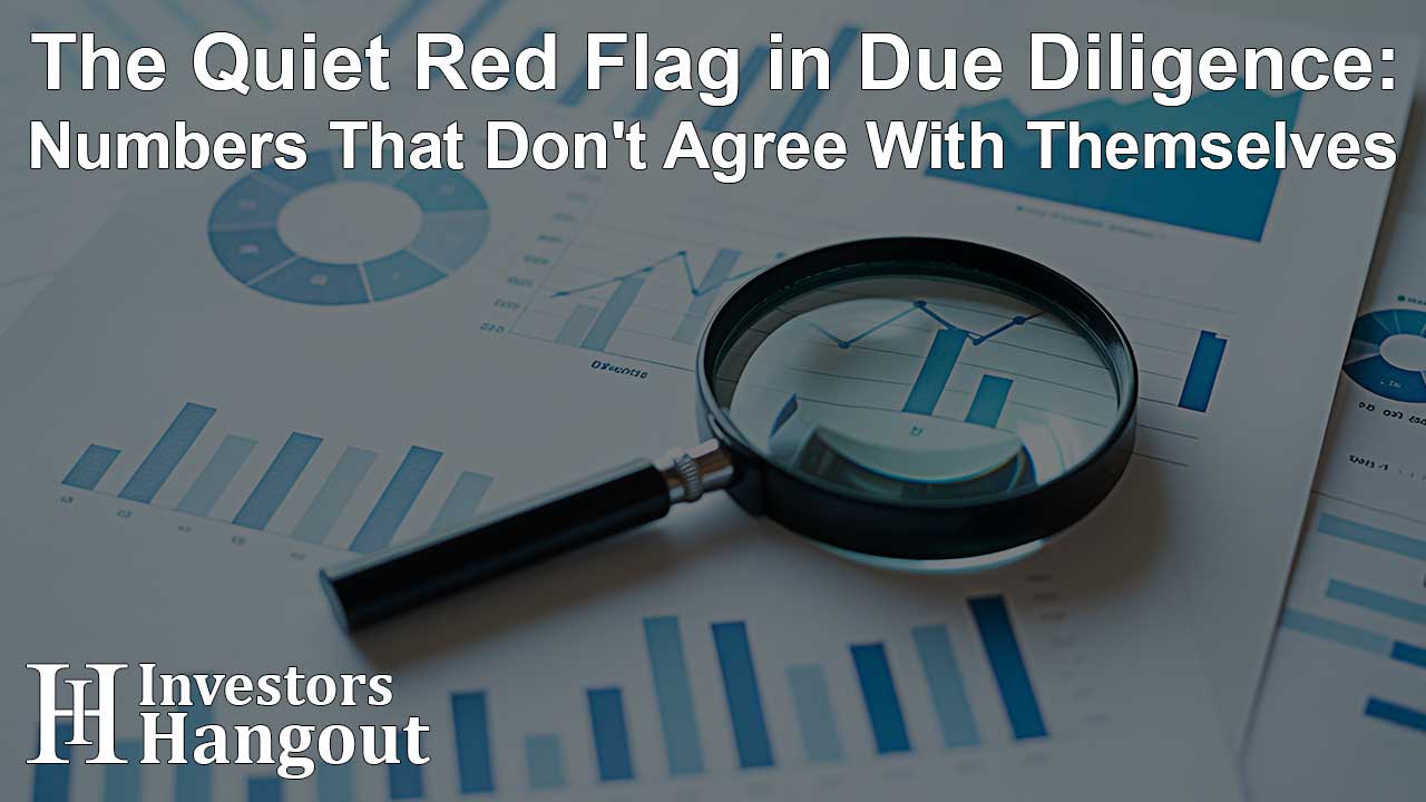The Quiet Red Flag in Due Diligence: Numbers That Don't Agree With Themselves