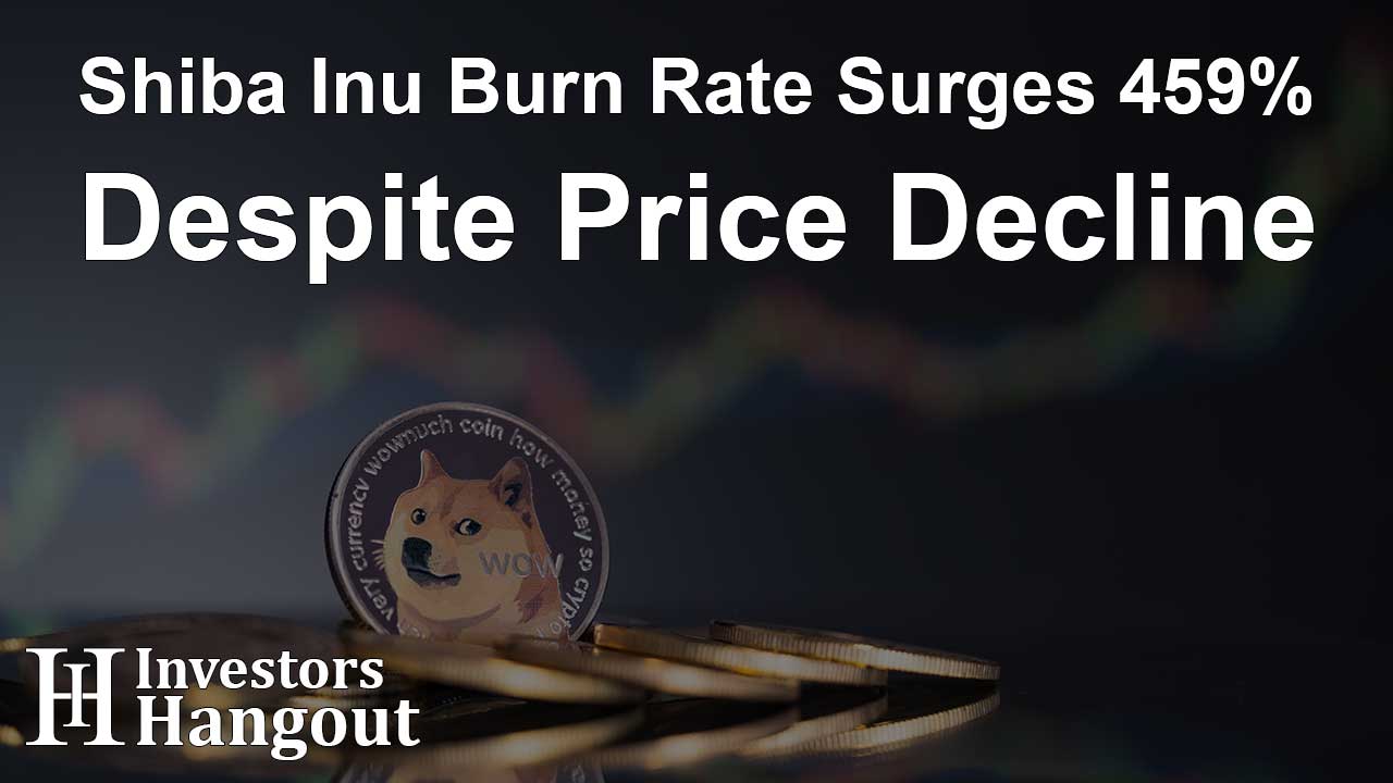 Shiba Inu Burn Rate Surges 459% Despite Price Decline - Article Image