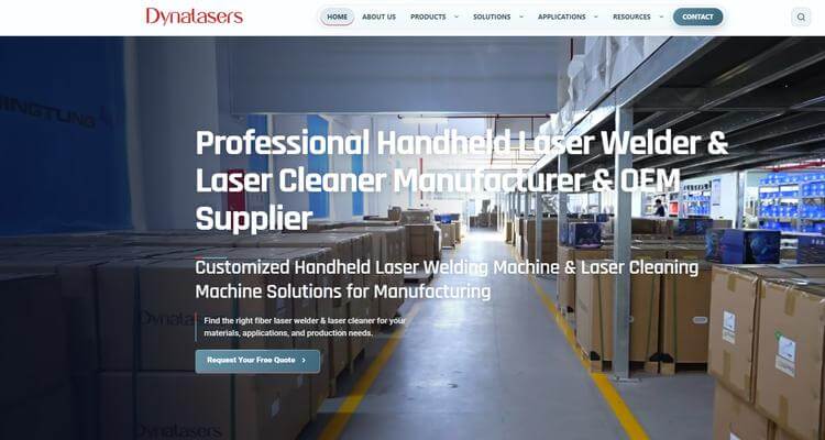 Dynalasers Professional Handheld Laser Welder and Laser Cleaner Manufacturer and OEM Supplier.