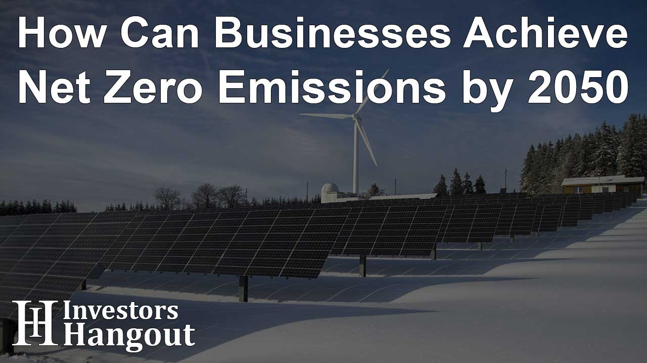 How Can Businesses Achieve Net Zero Emissions by 2050