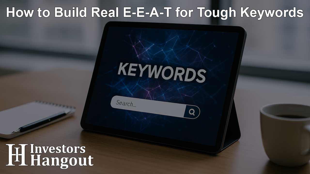 How to Build Real E-E-A-T for Tough Keywords