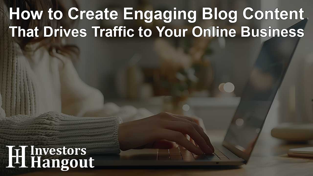 How to Create Engaging Blog Content That Drives Traffic to Your Online Business